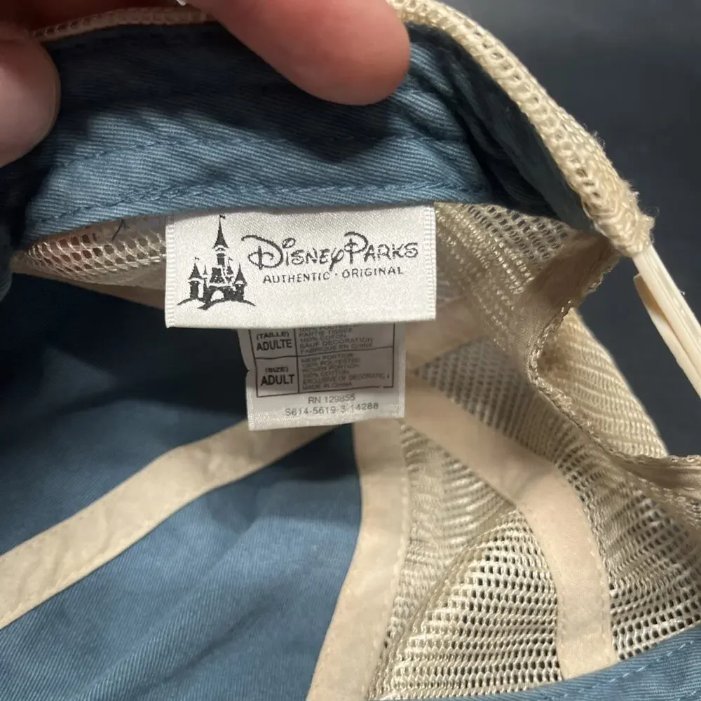 Disney Parks Donald Duck Adult Trucker Hat -This Is My Happy Face Distressed VTG